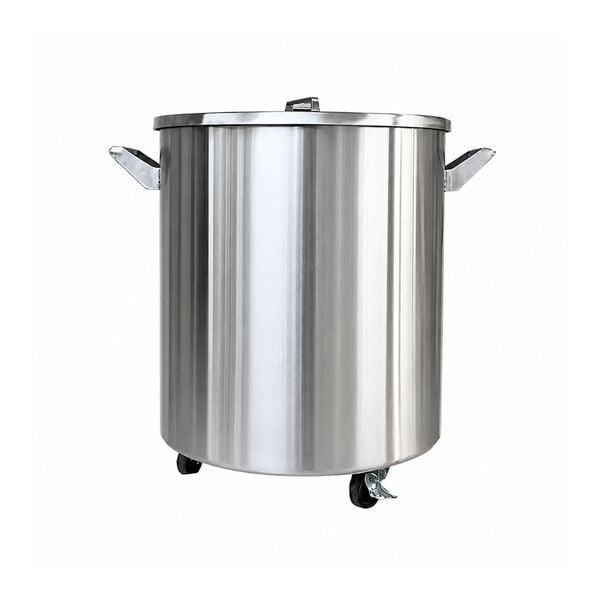 Thùng rác inox tròn TC-TRT04
