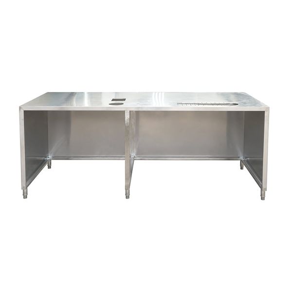 Hình ảnh của bàn quầy bar 1 tầng inox 2m2