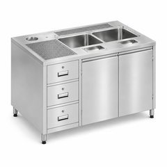 Bàn quầy bar inox 304 1m5