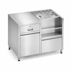 Bàn quầy bar inox 1m3
