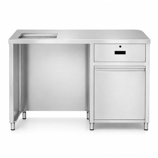 Hình ảnh cho Bàn quầy ngăn kéo inox 304