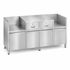 Bàn quầy thu ngân inox 304 1m9