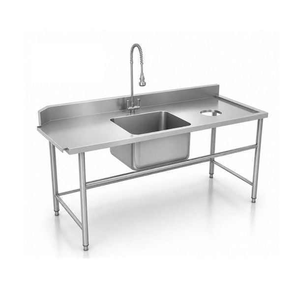 Bàn bát bẩn inox TC-B2B05