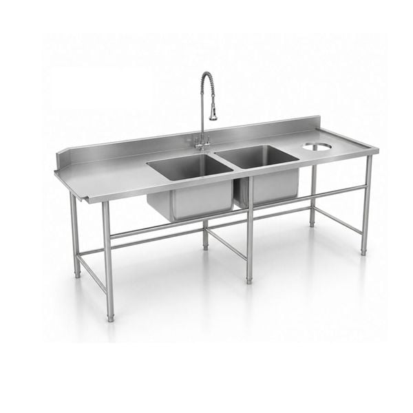 Bàn bát bẩn inox TC-B2B08