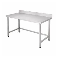 Bàn bếp inox có thành sau TC-BB01T