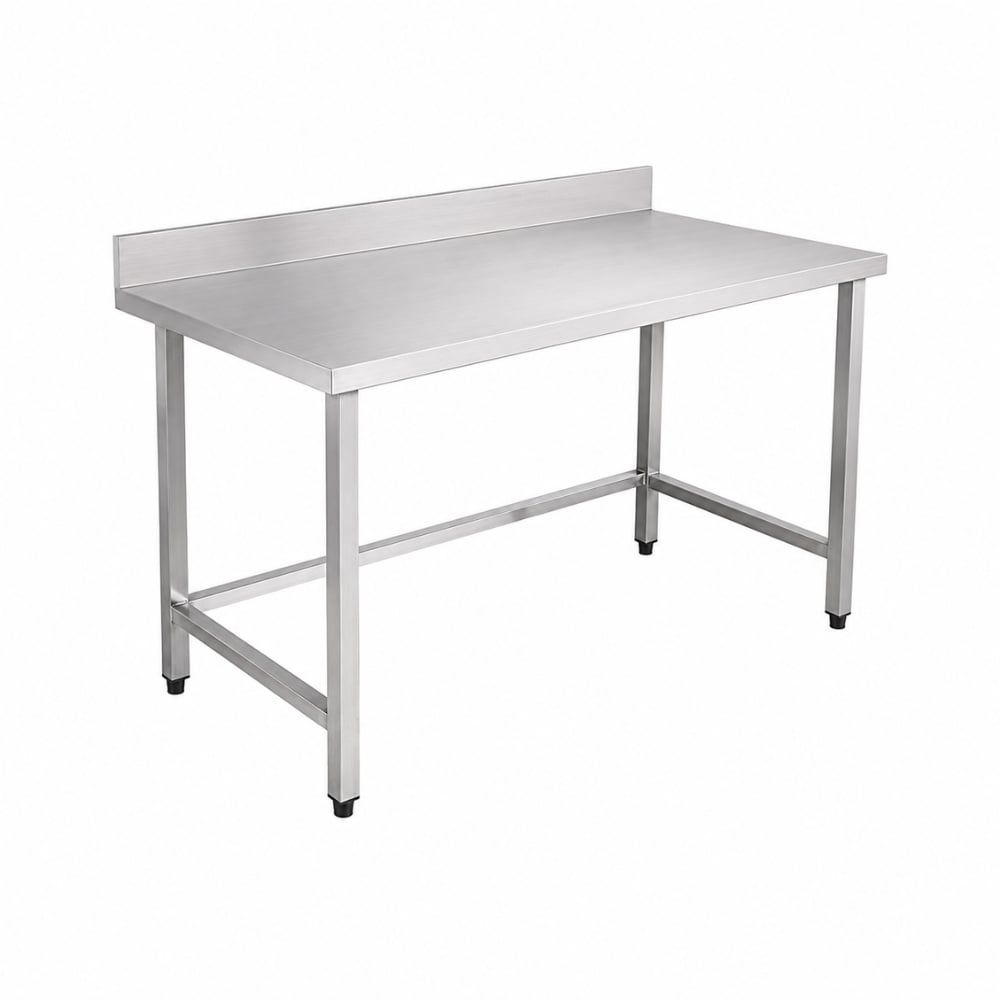Bàn bếp inox có thành sau TC-BB01T