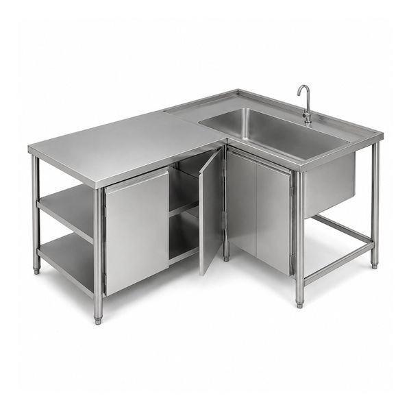 Bàn chậu rửa đơn chữ L TC-B3C1L