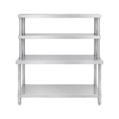 Bàn Inox 2 tầng có 1 -2 giá