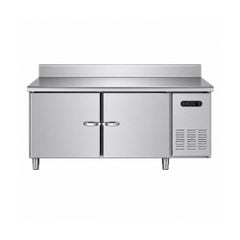 Bàn Inox kèm tủ có thành sau