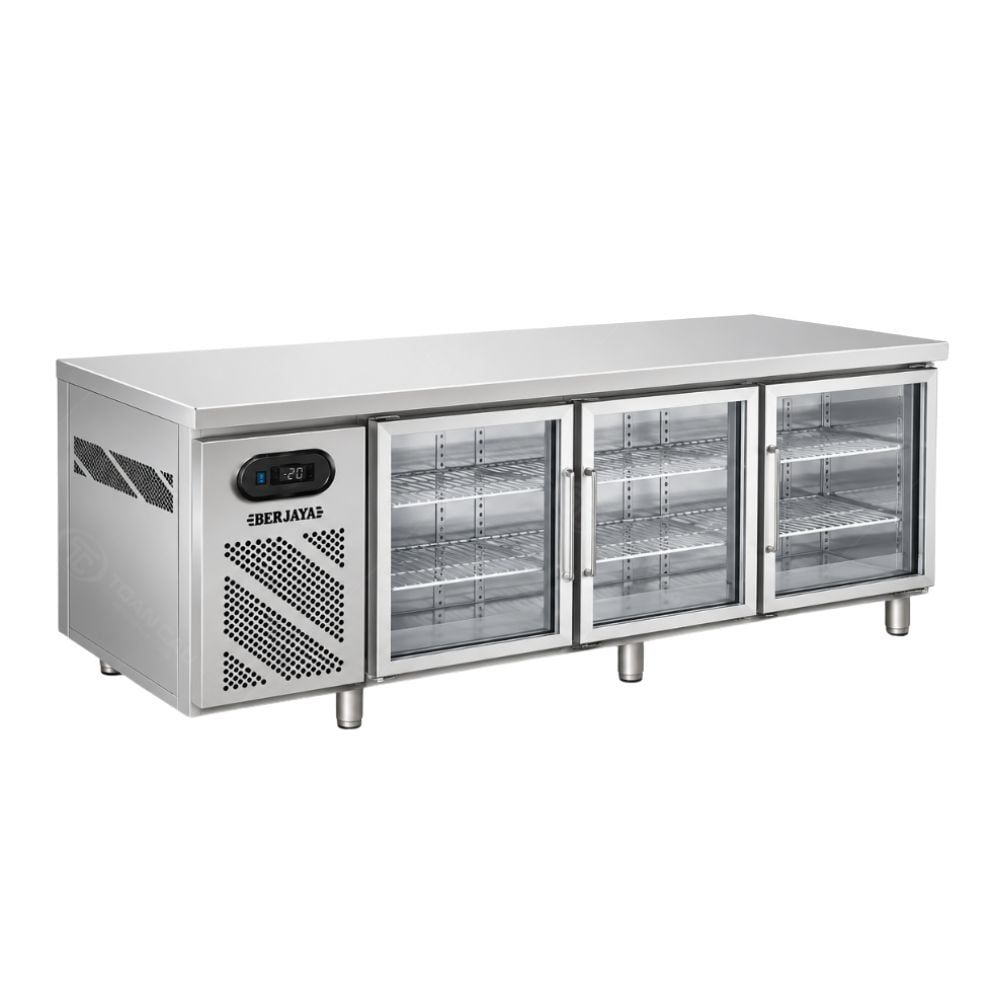 Bàn mát quầy bar Berjaya B3D/C7/600-SM 3 cánh kính