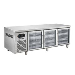 Bàn mát quầy bar Berjaya B3D/C7/600-SM 3 cánh kính