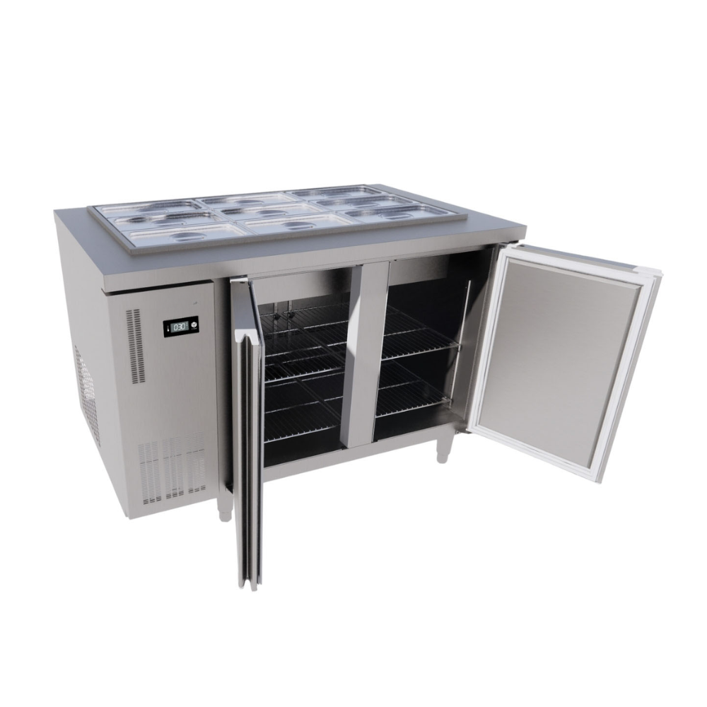 Bàn mát salad 2 cánh BSQ.2MI1575