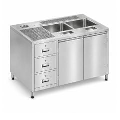 Bàn quầy bar inox 304 1m5