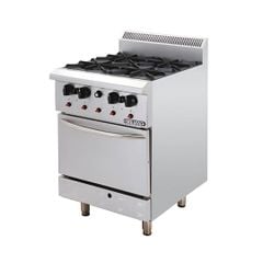 Bếp Âu 4 họng có lò nướng Berjaya DRO4-17