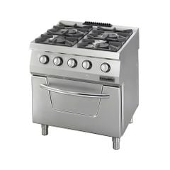 Bếp Âu 4 họng có lò nướng Ozti OSOGF 8070L