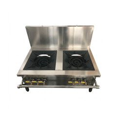 Bếp hầm công nghiệp 2 họng kiểu Hàn Quốc