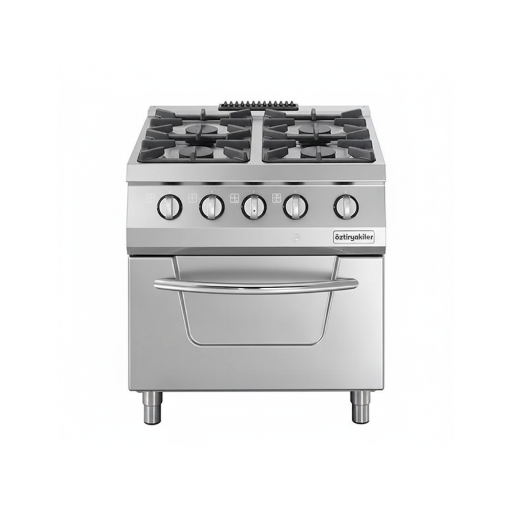 Bếp Âu 4 họng có lò nướng Ozti OSOGEF 8070L( Bếp dùng gas, lò dùng điện)