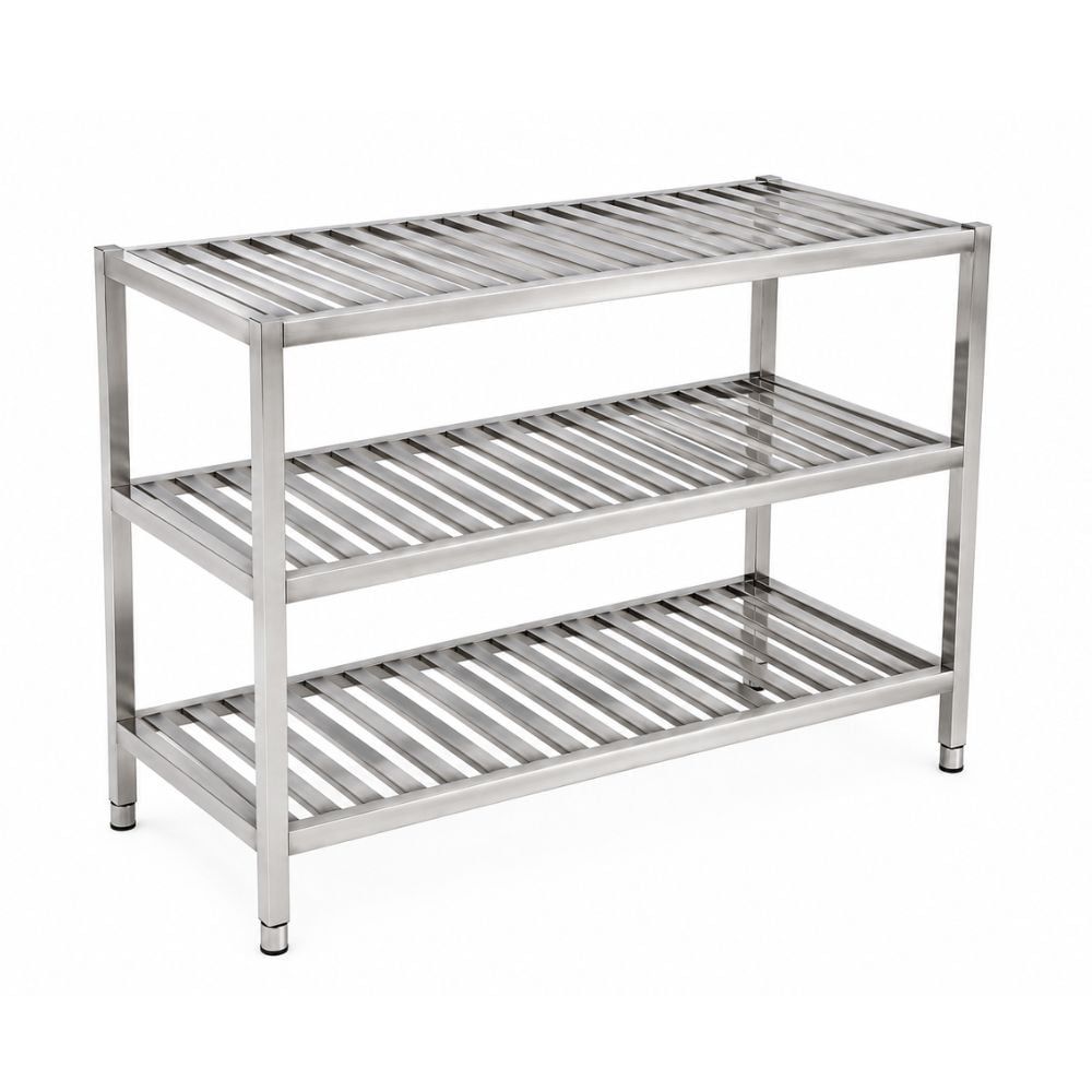 Giá inox 3 tầng nan TC-GN03