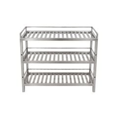 Giá inox 3 tầng nan treo tường TC-GTT03