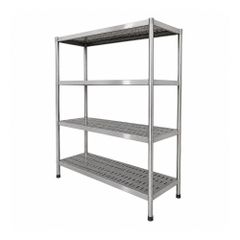Giá phẳng inox 4 tầng có đục lỗ TC-GP04DL