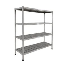Giá phẳng inox 4 tầng có đục lỗ TC-GP04DL
