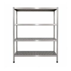 Giá phẳng inox 4 tầng có đục lỗ TC-GP04DL