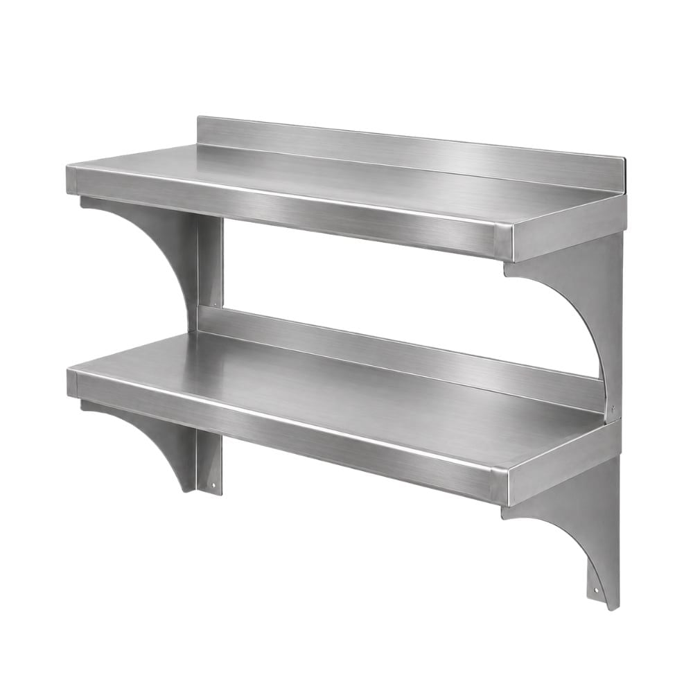 Giá phẳng inox treo tường 2 tầng TC-GPT02