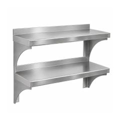 Giá phẳng inox treo tường 2 tầng TC-GPT02