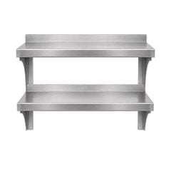 Giá phẳng inox treo tường 2 tầng TC-GPT02