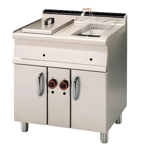 Hình ảnh Bếp chiên nhúng đôi LOTUS dùng điện Model F2/18-78ET mặt chính diện