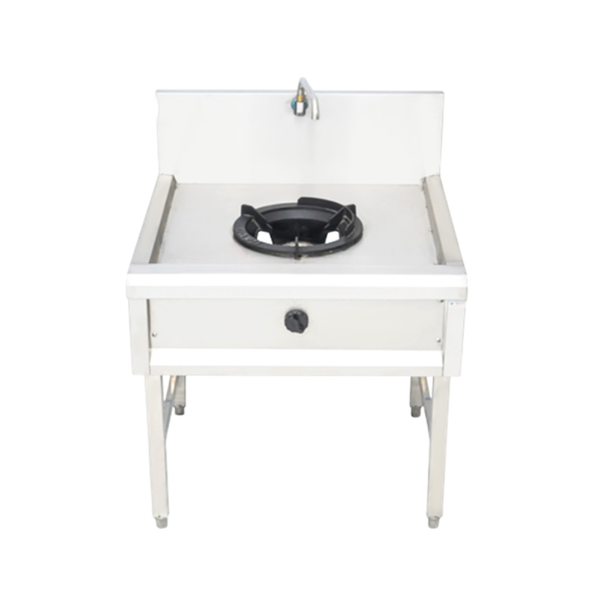 Hình ảnh Bếp Á đơn công nghiệp (Bếp xào 1 họng) chính diện