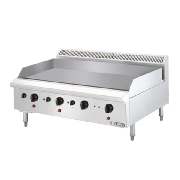 Hình ảnh Bếp chiên bề mặt dùng gas BERJAYA GG4B-17 mặt chính diện