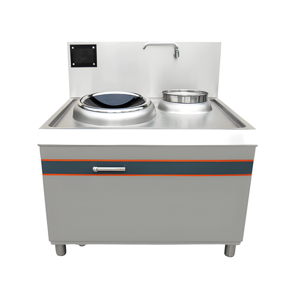 Hình ảnh Bếp xào đơn kèm bầu nước điện từ mặt chính diện