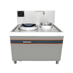 Bếp xào đơn kèm bầu nước điện từ 15kw