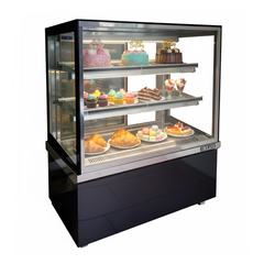 Tủ bánh kem Berjaya kính vuông RCS09SB13-2FB