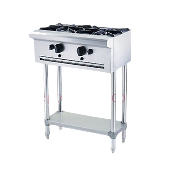 Hình ảnh Bếp âu 2 họng chân đứng Berjaya OB2SFS mặt chính diện