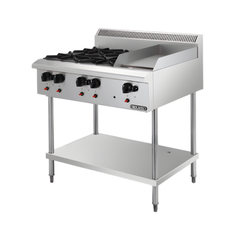 Bếp Âu 4 họng có rán phẳng Berjaya