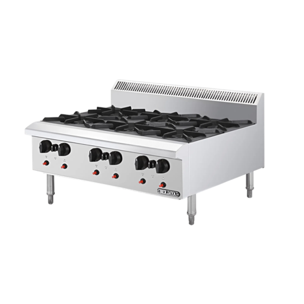 Hình ảnh Bếp âu Berjaya 6 họng OB6-17 mặt chính diện