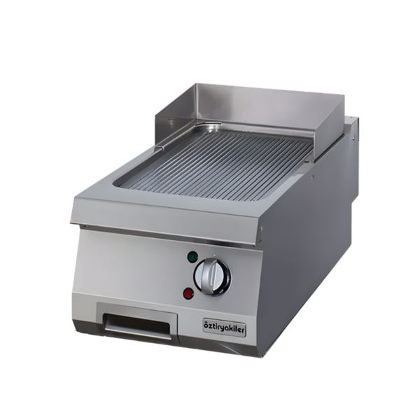 Hình ảnh Bếp Chiên Mặt Nhám Đơn Dùng Điện OGE 4070 N C (Bề mặt Crom) mặt chính diện