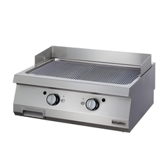 Bếp chiên nhám đôi dùng gas Ozti OGG 8070 N (Bề mặt thép carbon)