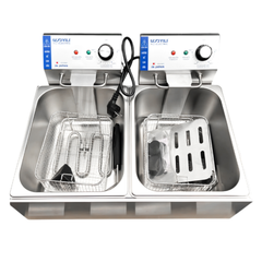 Bếp chiên nhúng đôi dùng điện YILI 12 lít