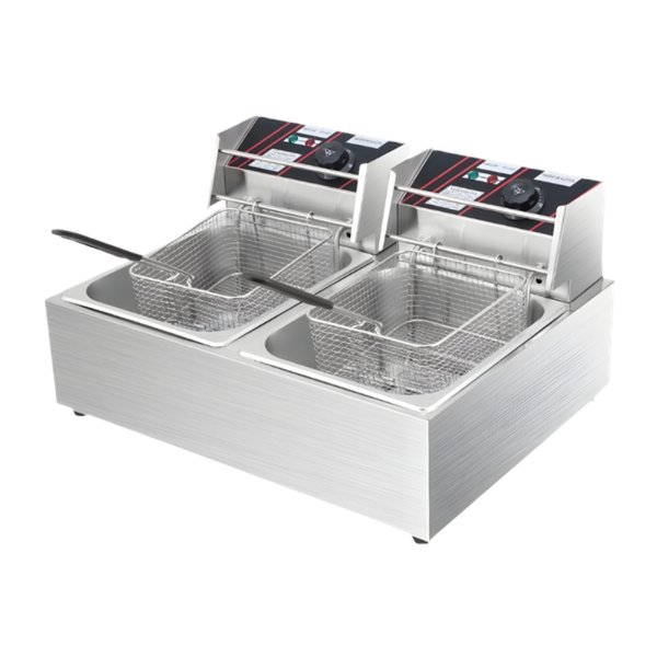 Hình ảnh Bếp chiên nhúng đôi ZL-82 mặt chính diện