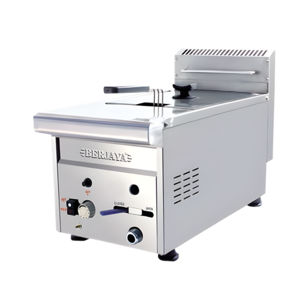 Hình ảnh Bếp chiên nhúng gas BERJAYA GDF12 mặt chính diện