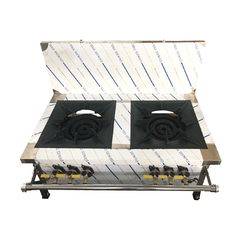 Bếp hầm công nghiệp 2 họng kiểu Hàn Quốc