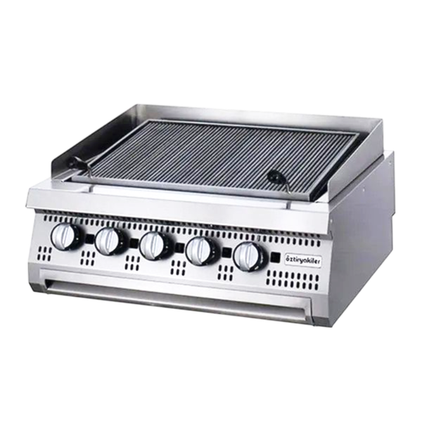 Hình ảnh Bếp nướng than nhân tạo đôi dùng gas ODG 8070 E mặt chính diện