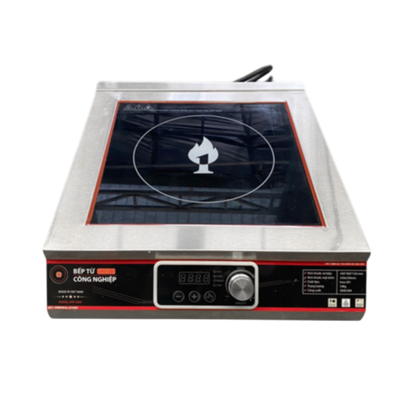 Hình ảnh Bếp từ 5KW mặt phẳng mặt chính diện