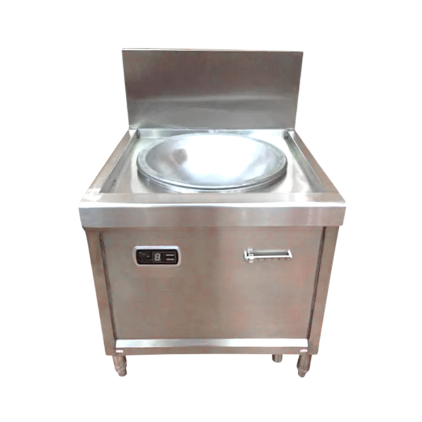 Hình ảnh Bếp từ lõm đơn công nghiệp mặt chính diện