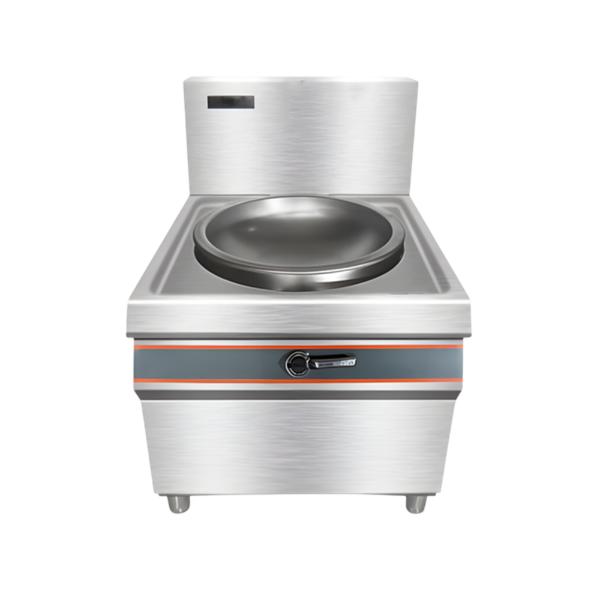 Hình ảnh Bếp xào đơn phi 600 trực tiếp 8kW mặt chính diện