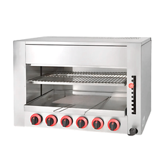 Lò nướng Salamander 6 họng dùng gas