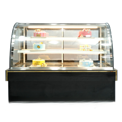 Tủ bánh kem 3 tầng kính cong 1m8